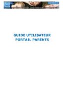 Guide utilisateur portail parents – Standard